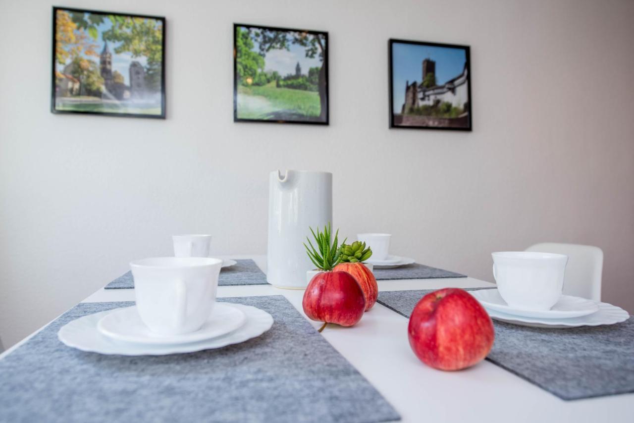Stilvolle Ferienwohnung Am Historischen Nikolaitor Eisenach Buitenkant foto